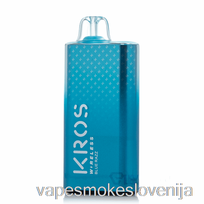 Vape Za Enkratno Uporabo Kros Wireless 9000 Disposable Blue Razz